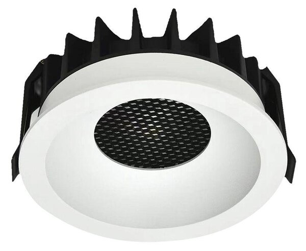 V-TAC COB LED 12W CCT méhsejt diffúzoros mélysugárzó, fehér, BridgeLUX chipes - SKU 23672