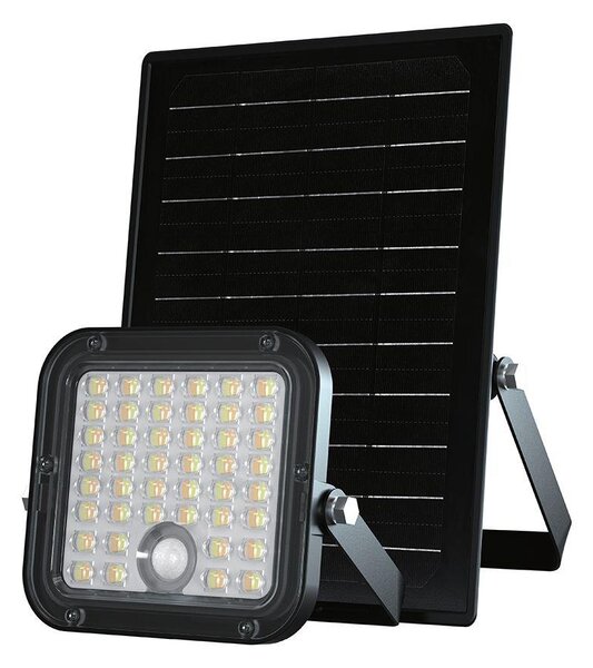 V-TAC 10W mozgásérzékelős napelemes reflektor állítható színhőmérséklettel - SKU 23756