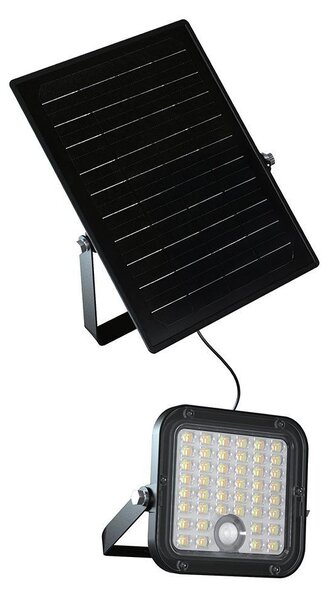 V-TAC 10W mozgásérzékelős napelemes reflektor állítható színhőmérséklettel - SKU 23756