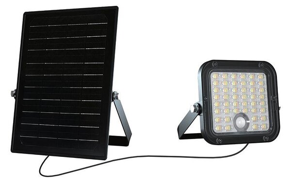 V-TAC 10W mozgásérzékelős napelemes reflektor állítható színhőmérséklettel - SKU 23756