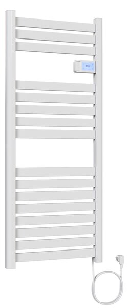 Elektromos design radiátor digitális termosztáttal NERO Italia AF-04W - 50 x 120 cm