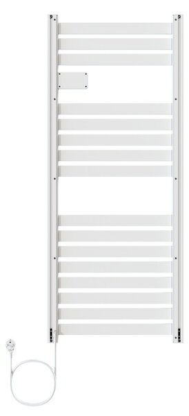 Elektromos design radiátor digitális termosztáttal NERO Italia AF-04W - 50 x 120 cm