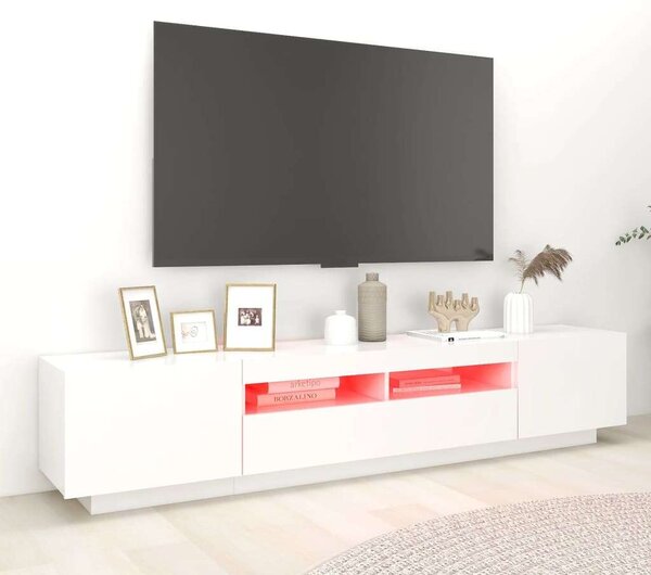 VidaXL Modern TV-szekrény - Fehér - 200 cm