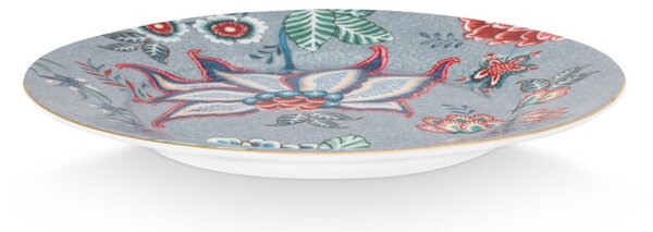 Pip Studio - Flower Festival - világoskék porcelantál - 17 cm