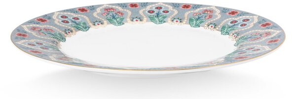 Pip Studio - Flower Festival - világoskék porcelantál - 21 cm
