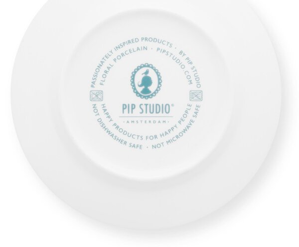 Pip Studio - Flower Festival - világoskék porcelantál - 17 cm
