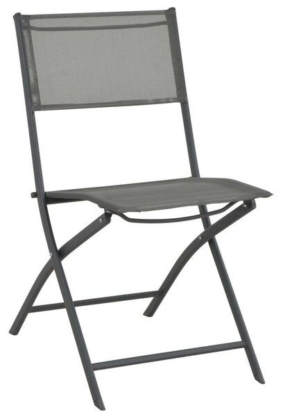 2 db összecsukható acél/textilén kültéri szék