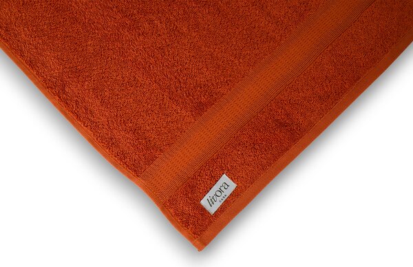 VICHTE Törölköző 50x100 cm - Terra - 450 g/m² - Hotel Minőség
