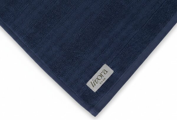 Monsalvo Törölköző 50x100 cm - Navy - 500 g/m² - Hotel Minőség