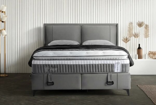 Livora Aloe premium 7 zónás Táskarugós Matrac - 90x200x33 cm - Luxus Táskarugós Hotel Matrac