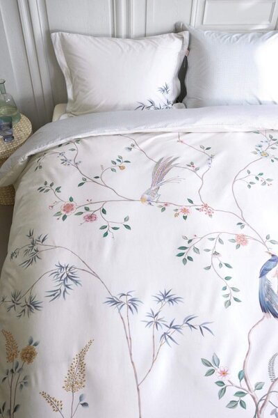 Pip Studio Bamboo Blossom White - 2 részes ágyneműhuzat szett