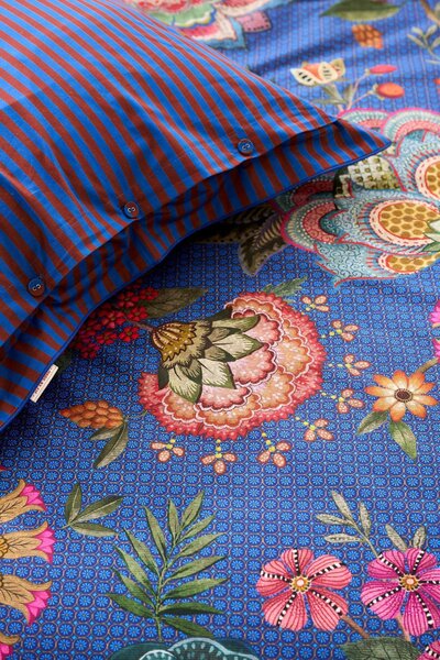 Pip Studio Bombay Bold Dark Blue - 2 részes ágyneműhuzat szett