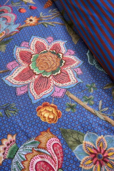 Pip Studio Bombay Bold Dark Blue - 2 részes ágyneműhuzat szett