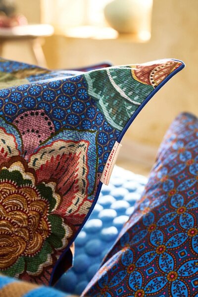 Pip Studio Bombay Bold Dark Blue - 2 részes ágyneműhuzat szett
