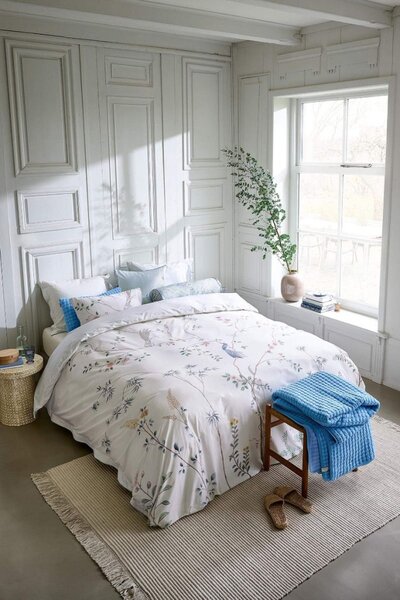 Pip Studio Bamboo Blossom White - 2 részes ágyneműhuzat szett