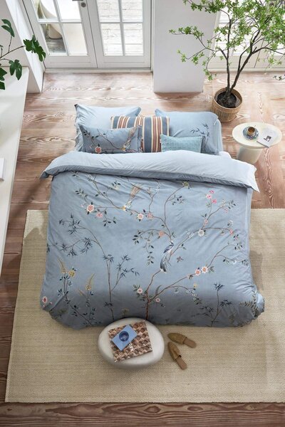 Pip Studio Bamboo Blossom Light Blue - 2 részes dupla ágyneműhuzat szett