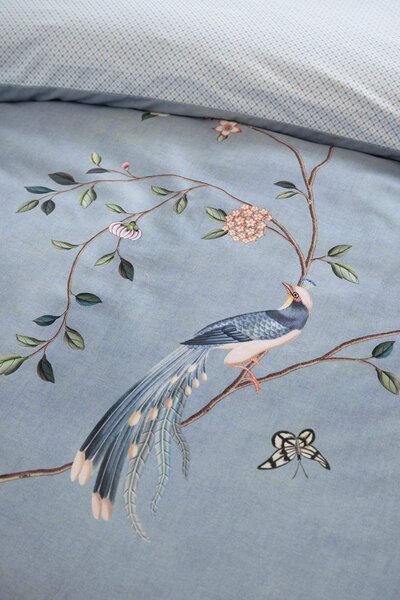 Pip Studio Bamboo Blossom Light Blue - 2 részes dupla ágyneműhuzat szett