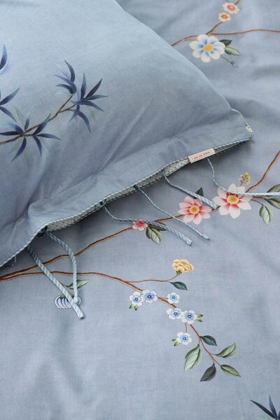 Pip Studio Bamboo Blossom Light Blue - 2 részes dupla ágyneműhuzat szett