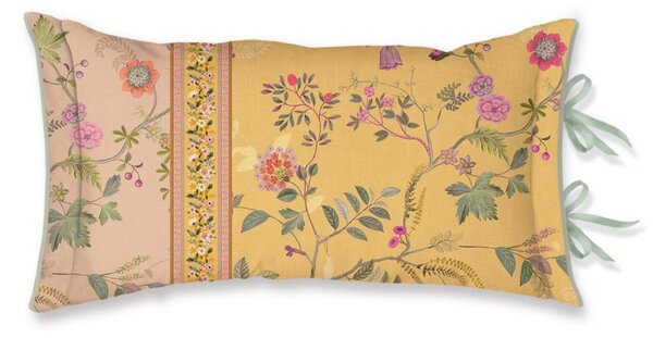 Pip Studio Díszpárna Bodhi Flower Sárga - Díszpárna 35x60 cm