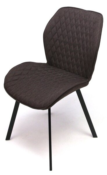 Flexi fémvázas szék barna szövet
