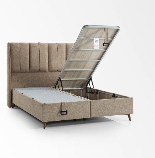 Livora Comfort Plus Ágykeret - 160x200 cm - Ágyneműtartós Ágykeret