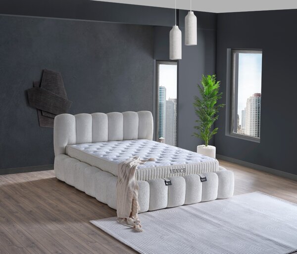 Livora Venice ágykeret és matrac szett - 160x200x31 cm - Ágykeret és Táskarugós matrac