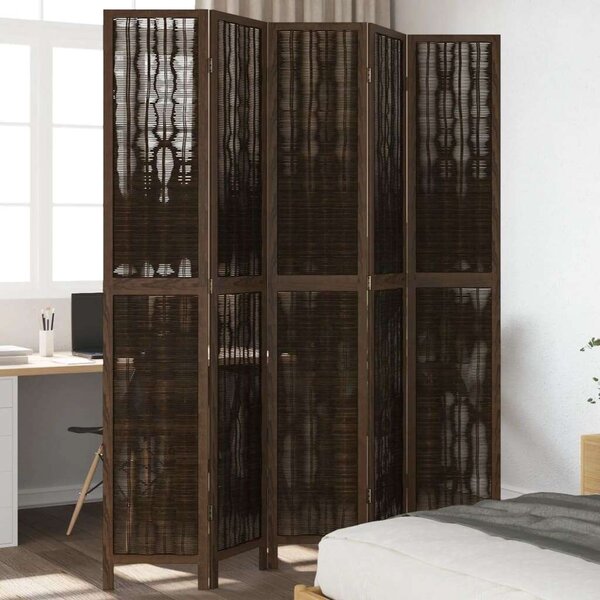 VidaXL 5 Paneles Bambusz Térelválasztó - 175-180x220 cm