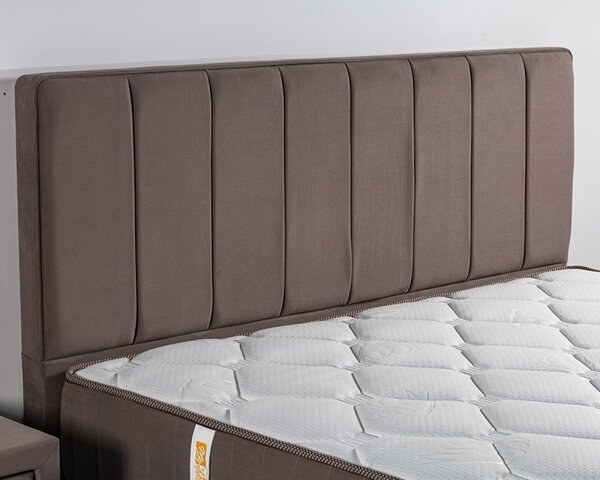 Karolina boxspring ágy (Szín: Barna, Méret: 140x200)