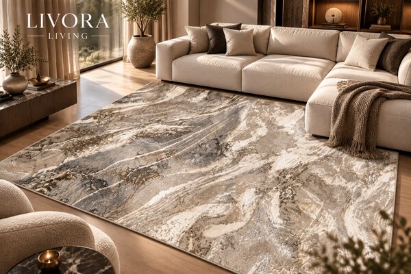 Livora Toscana Beige Szőnyeg - 60x110 cm - Toscana 351B