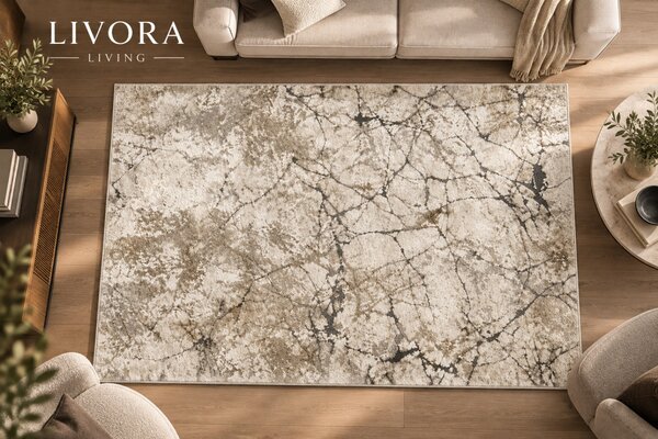 Livora Toscana Beige Mintás Szőnyeg - 60x110 cm - Toscana 4695B
