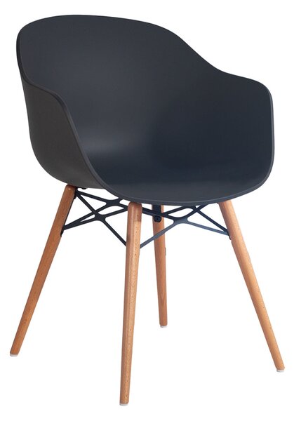 GLOBE-K Wox Beech fa lábú műanyag szék