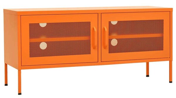 VidaXL TV-szekrény - Narancssárga Acél - 105x35x50 cm
