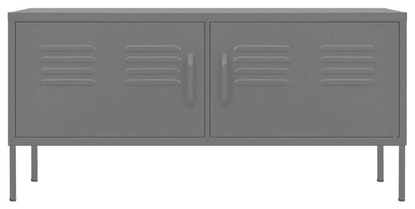 MetalLine - Acél TV Szekrény - Antracit Szürke - 105x35x50 cm