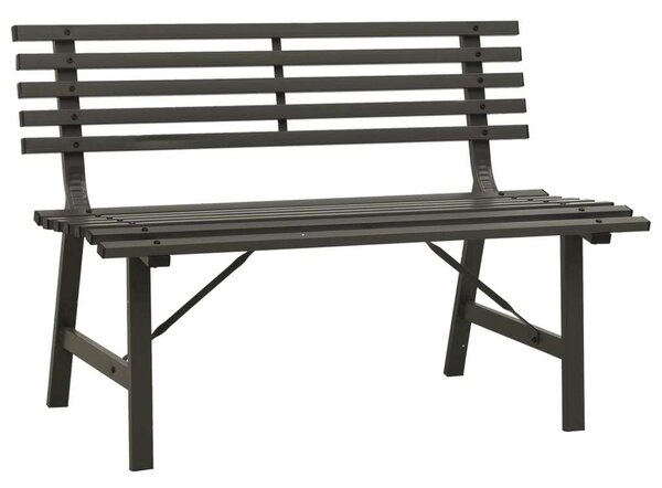 VidaXL Kerti Pad - Acél - Fekete - 110 cm