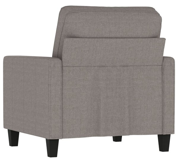 Tópszínű szövet kanapéfotel 60 cm