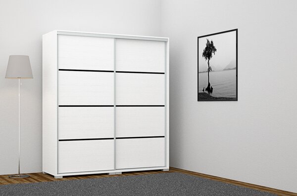 BORNEO tolóajtós gardrób (Méret: 100 cm)