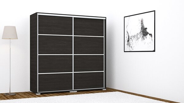 BORNEO tolóajtós gardrób (Méret: 100 cm)