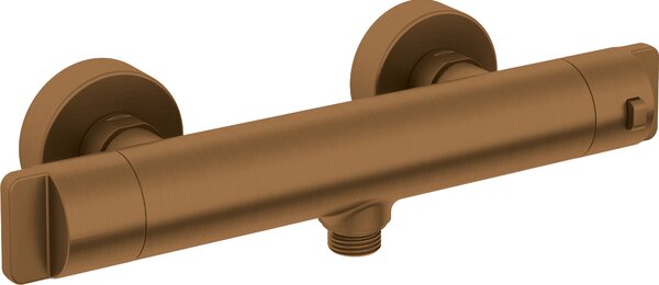 Deante Cascada, termosztatikus zuhanycsaptelep, szálcsiszolt bronz, BCH_C4BT