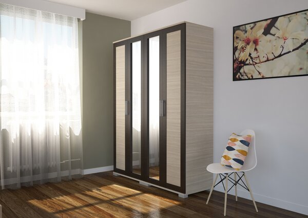 MONZA gardrób (Méret: 120 cm)