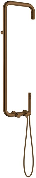 Deante Silia, zuhanyoszlop zuhanycsapteleppel, szálcsiszolt bronz, NQS_C4XM