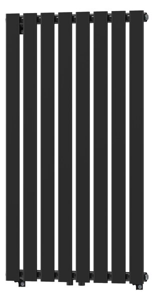 Gamma Vertical, fűtőelem 600x1100 mm, 737 W, matt fekete, GMA-VERT-11060-BK