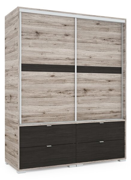 CÉZÁR tolóajtós gardrób (Méret: 120 cm)
