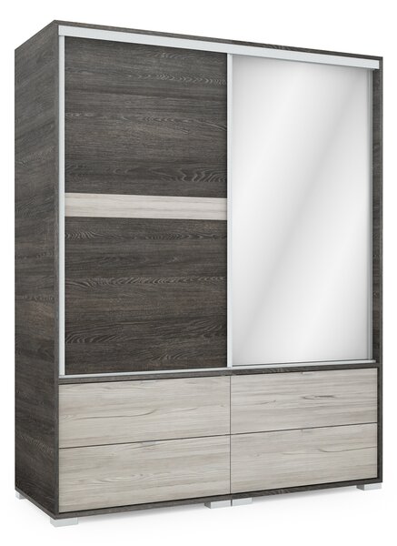 CÉZÁR tolóajtós gardrób (Méret: 120 cm)
