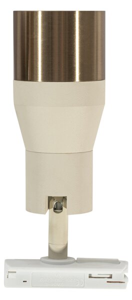 Modern spotlámpa bézs arannyal 1-fázisú sínrendszerhez GU10 50mm - Iconic Kohua