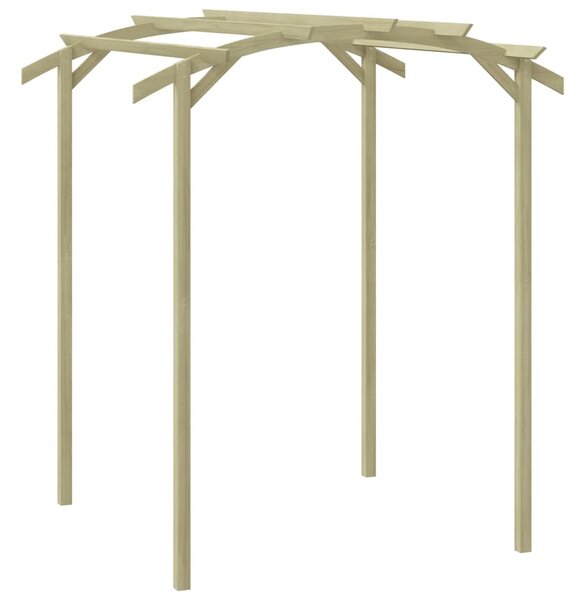 Kerti pergola impregnált fenyőfalécekből 180 x 197 x 210 cm