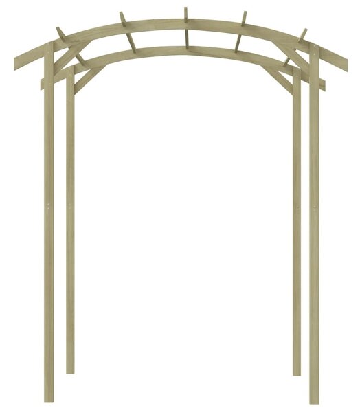Kerti pergola impregnált fenyőfalécekből 180 x 197 x 210 cm