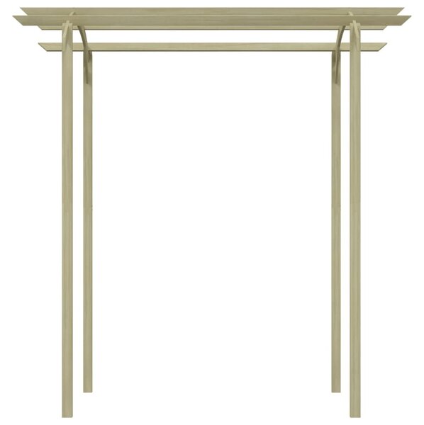 Kerti pergola impregnált fenyőfalécekből 180 x 197 x 210 cm