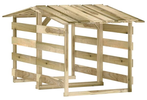 2 db impregnált fenyőfa pergola tetővel 100 x 90 x 100 cm
