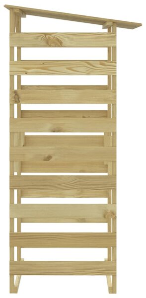 4 db impregnált fenyőfa pergola tetővel 100 x 90 x 200 cm