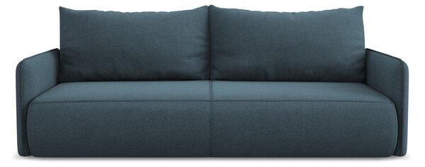 Kék kinyitható-tárolóhelyes kanapé 216 cm Nanea – Makamii